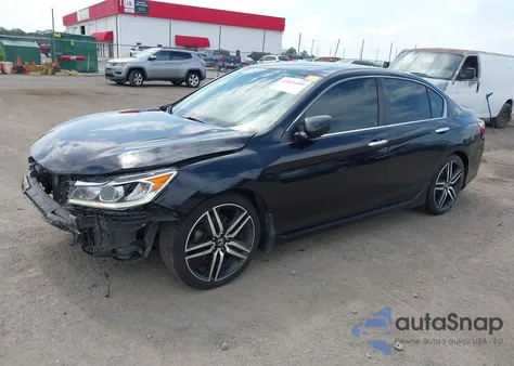 2016 Honda Accord Sport z USA, uszkodzony, nr VIN 1HGCR2F59GA017662